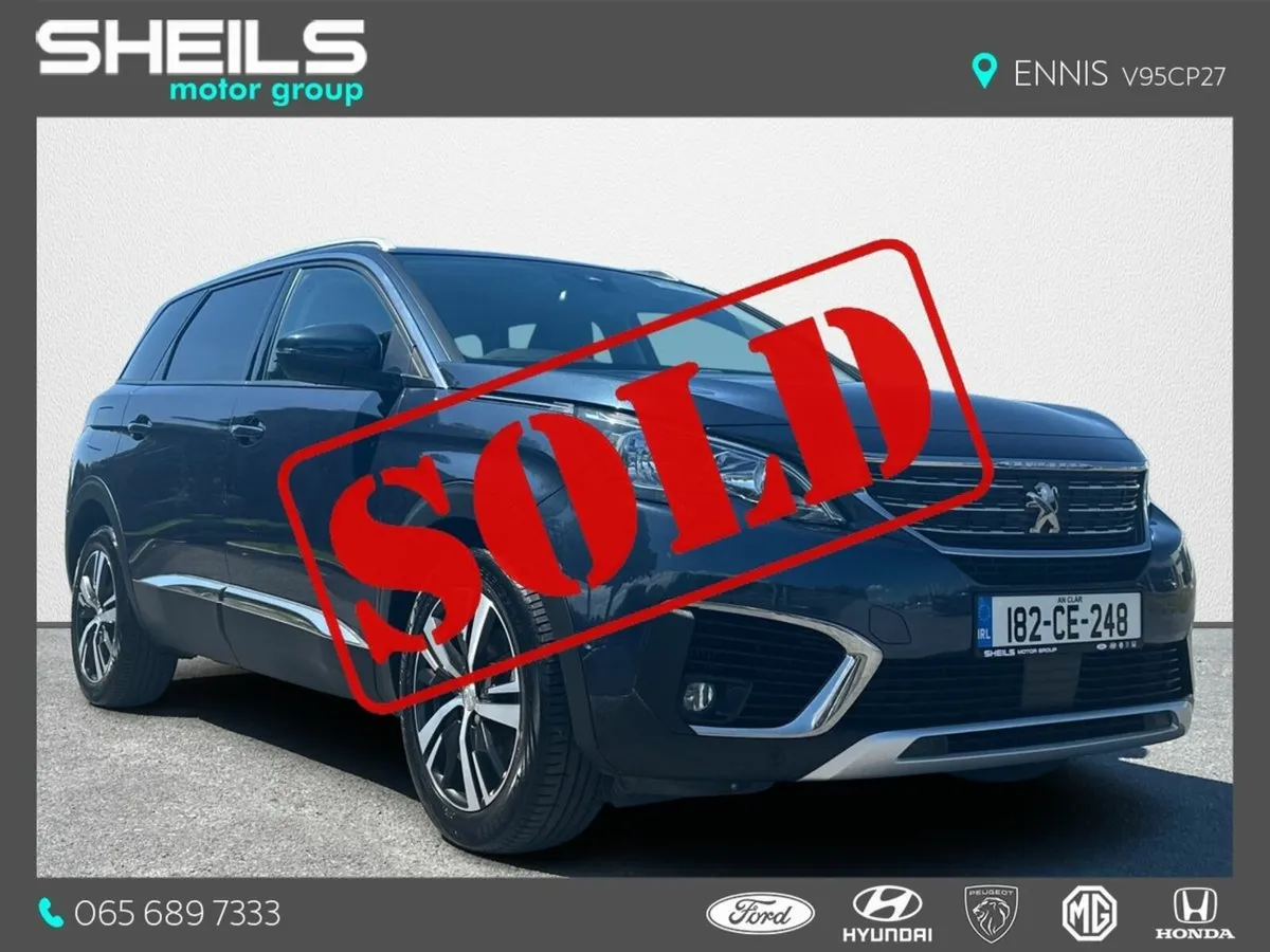 Peugeot 5008 1.5 Diesel 130BHP Allure 7 Seater - Image 1
