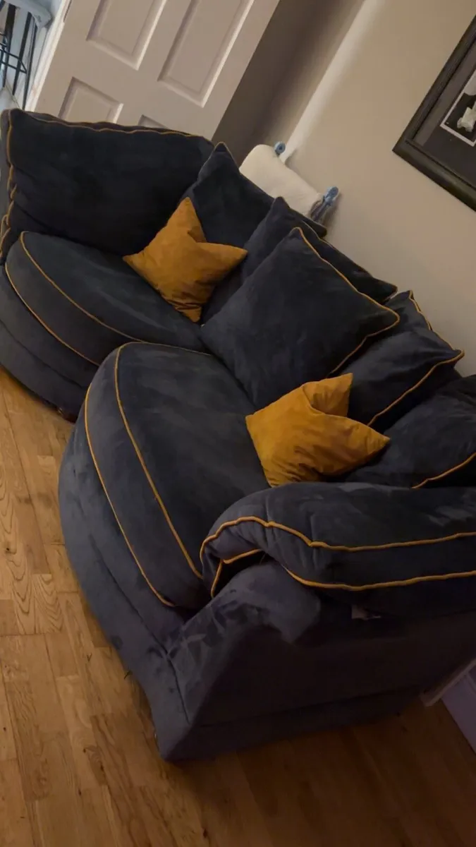 Navy Sofa 3 + 1 ***quick sale*** - Image 1