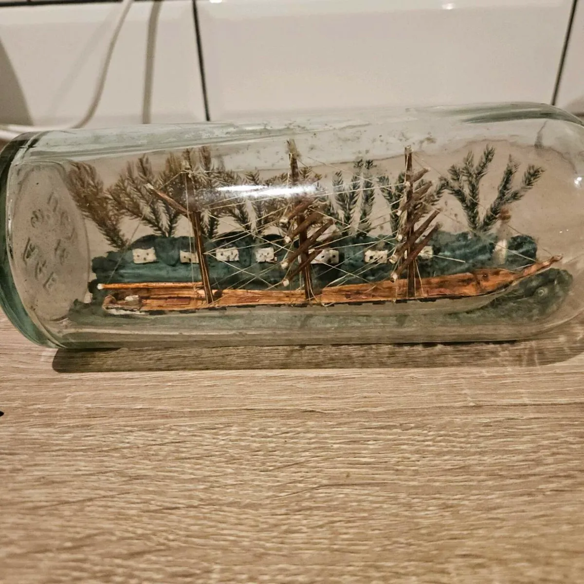 Vintage ship in a bottle - Image 2