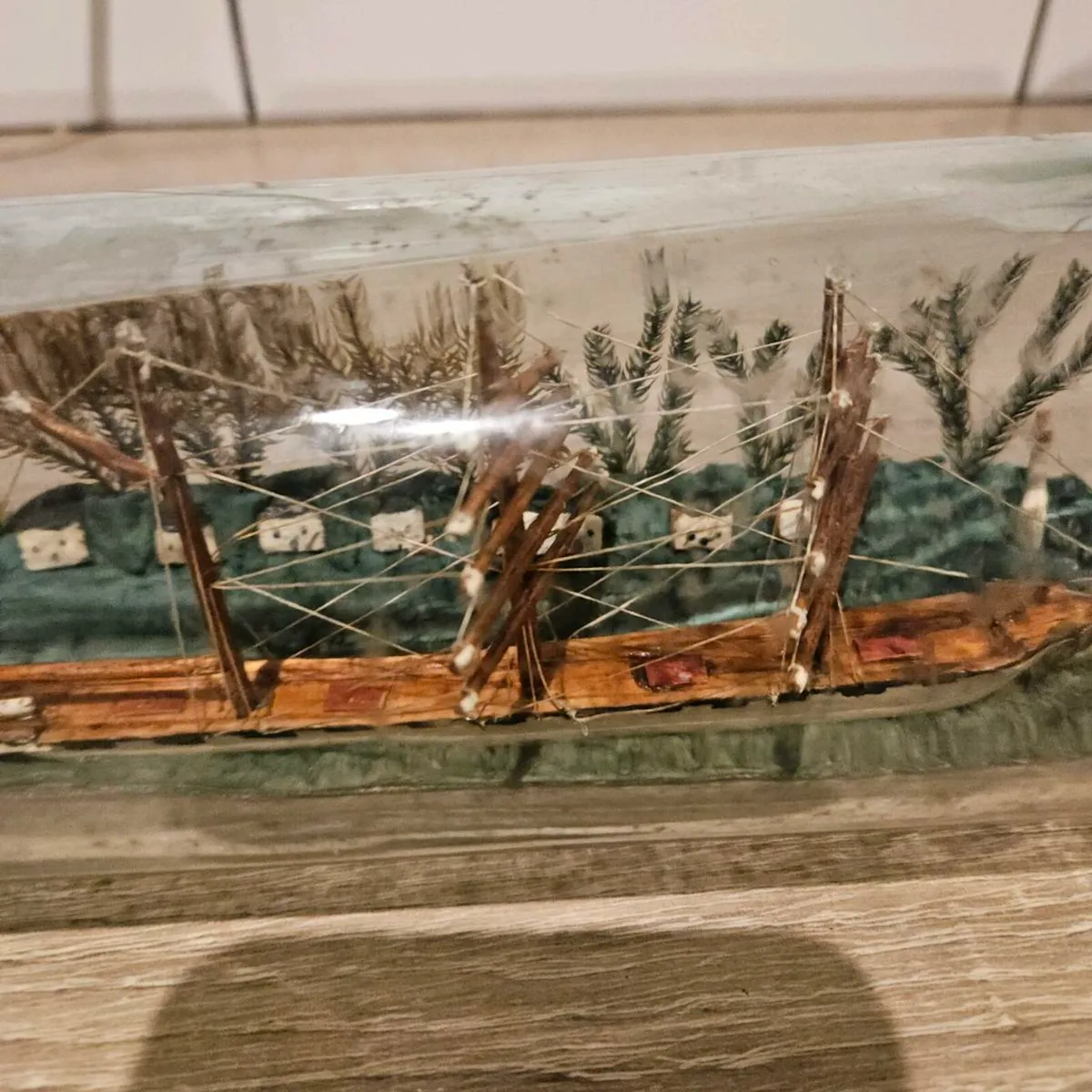 Vintage ship in a bottle - Image 3