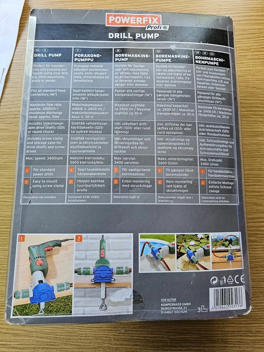 Drill pump Powerfix Lidl - Image 4