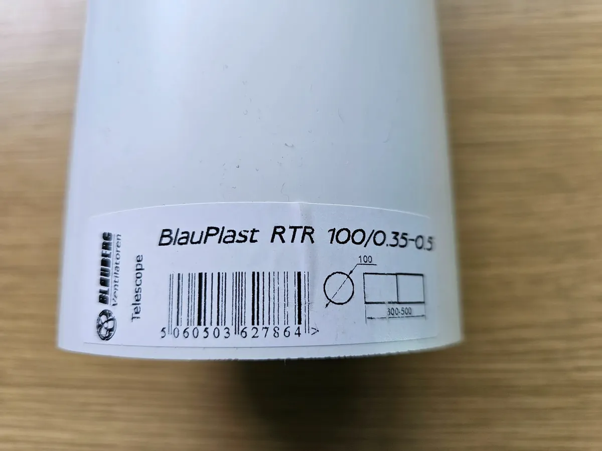 100mm Passive Ventilation Duct kit bathroom fan - Image 4