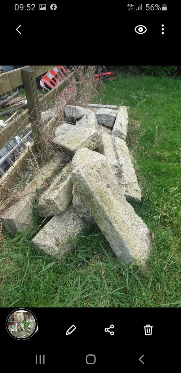 Bangor slates chimney pot ridge roof tile granite - Image 3