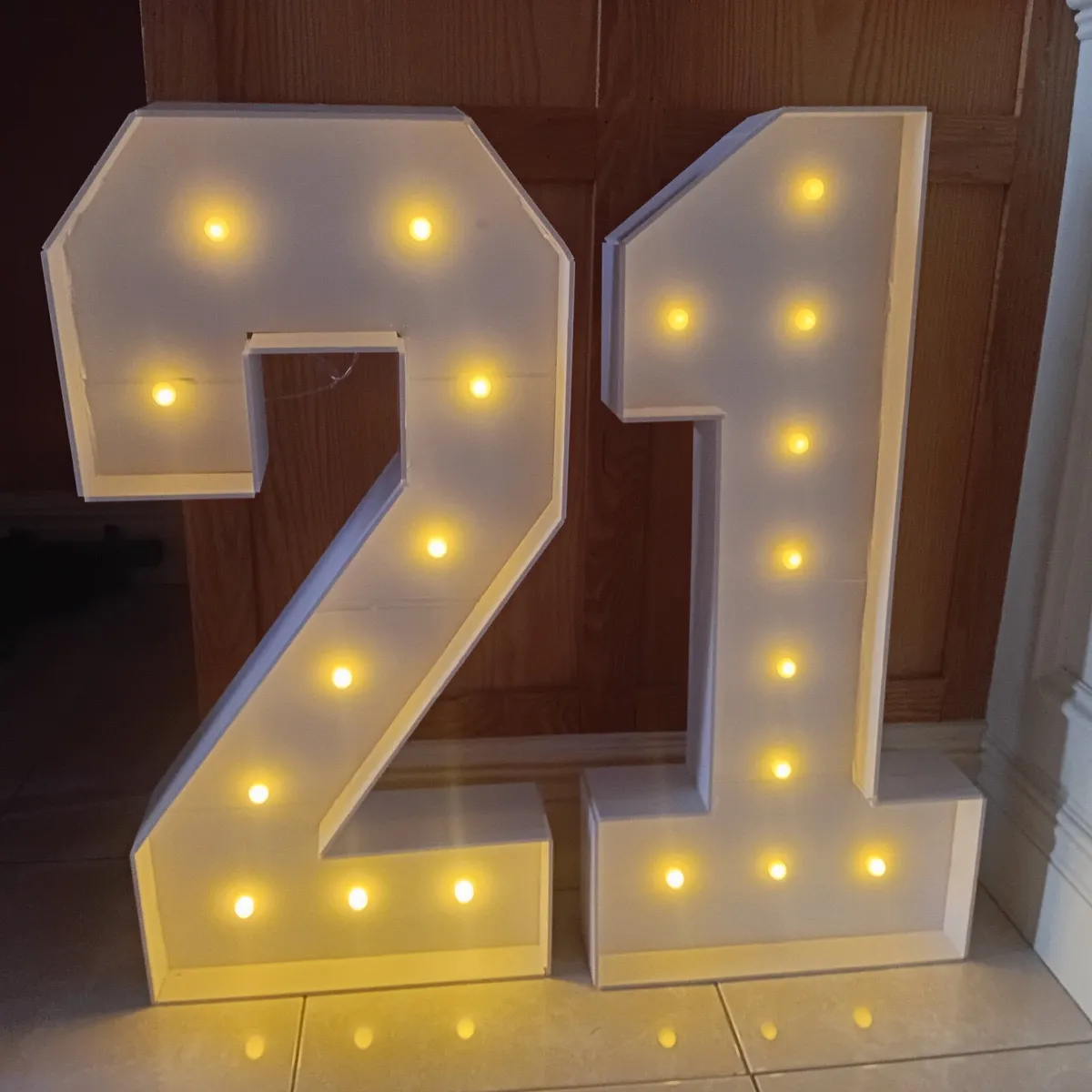 Numbered Party Lights 2 + 1 - Image 2