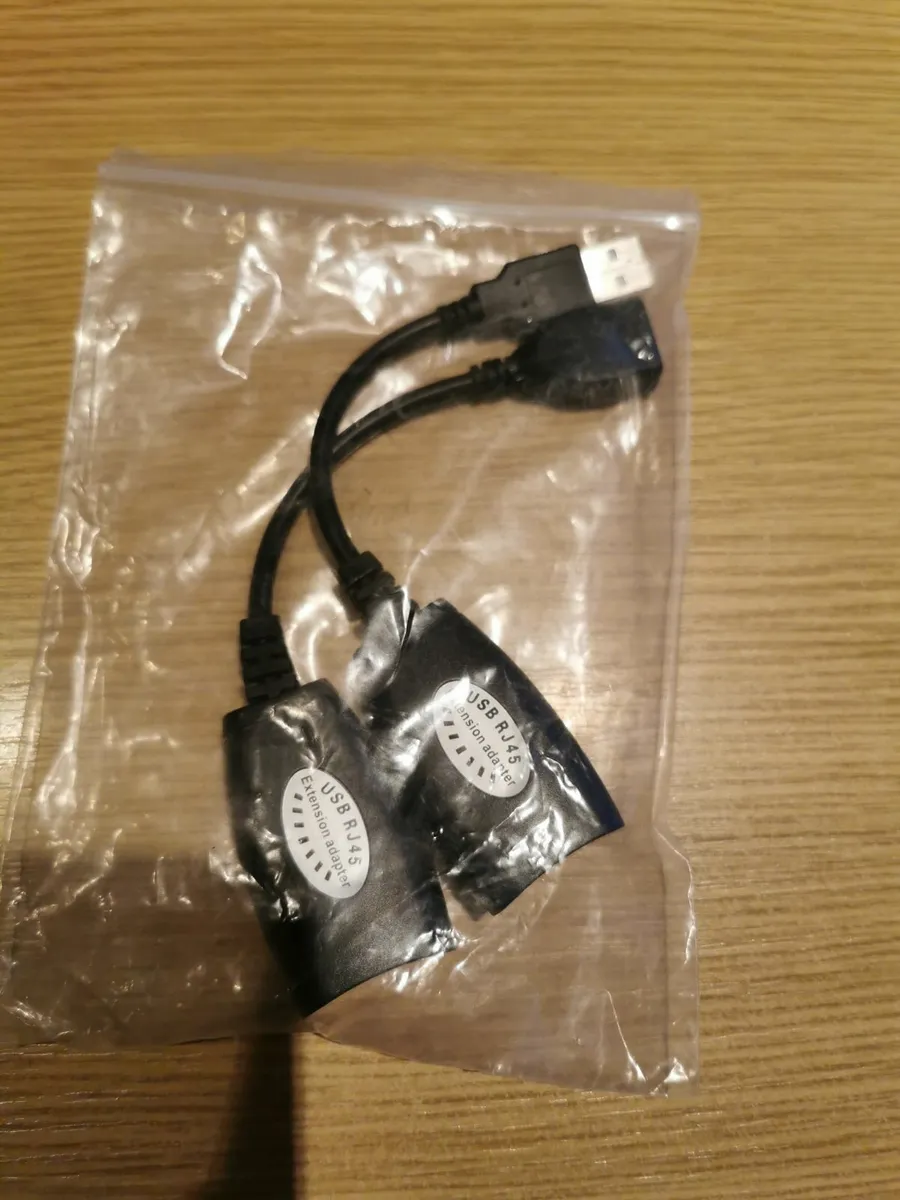 USB to Ethernet RJ45 Extension Cable Extender Adap - Image 4