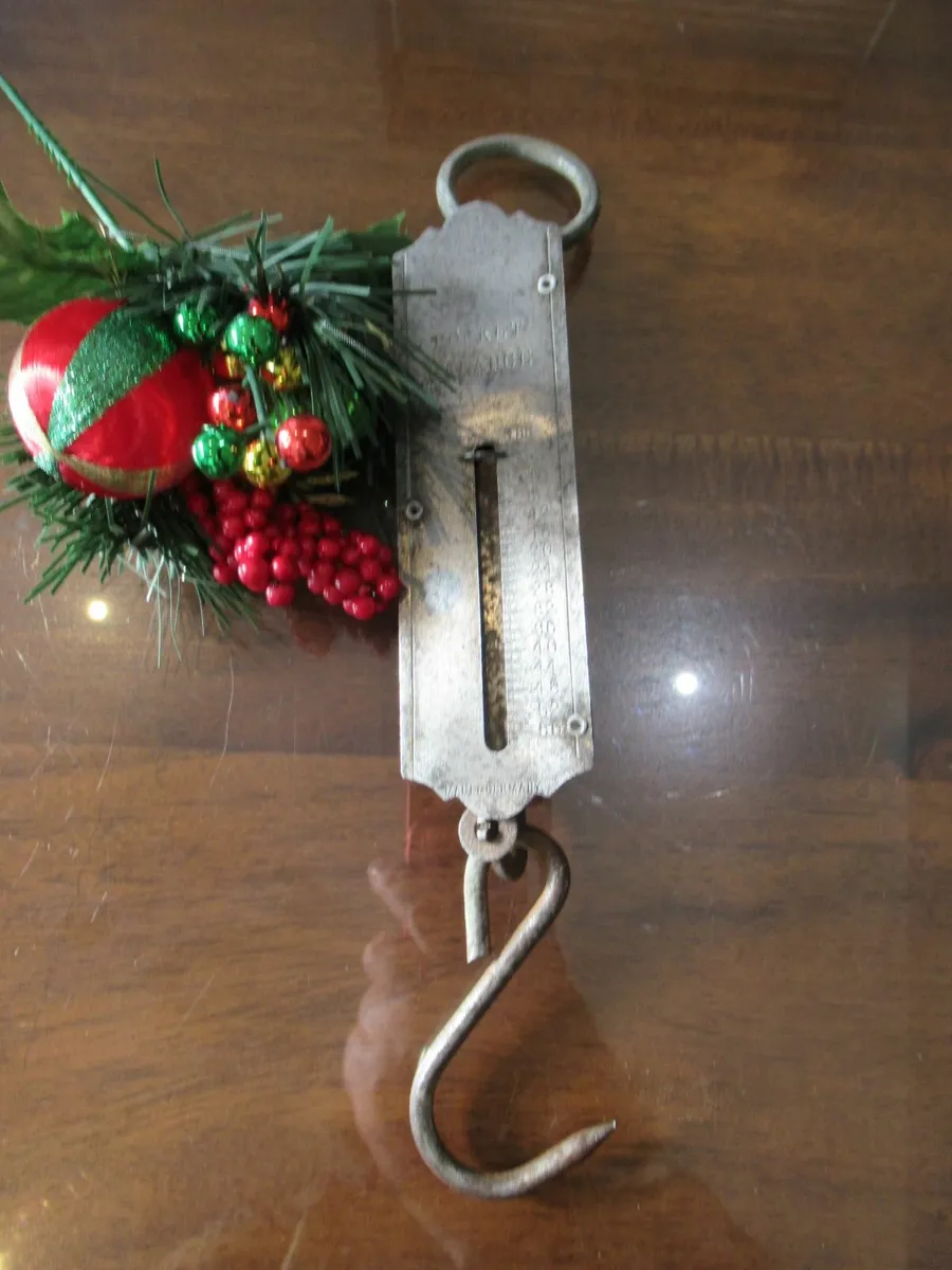 antique vintage SCALES TURKEY cottage pub tools - Image 2