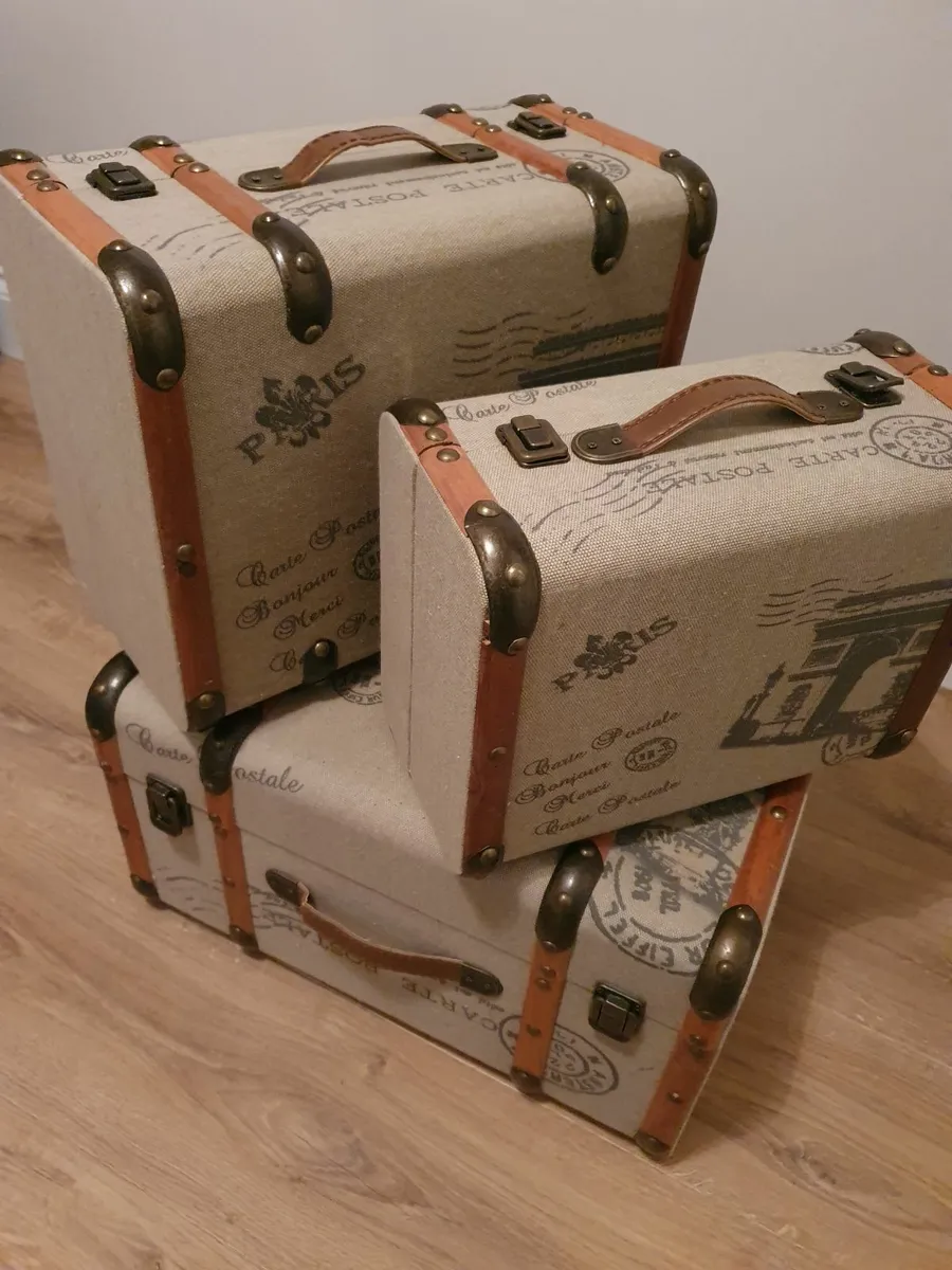 Decorative Storage Suitcases - Image 2