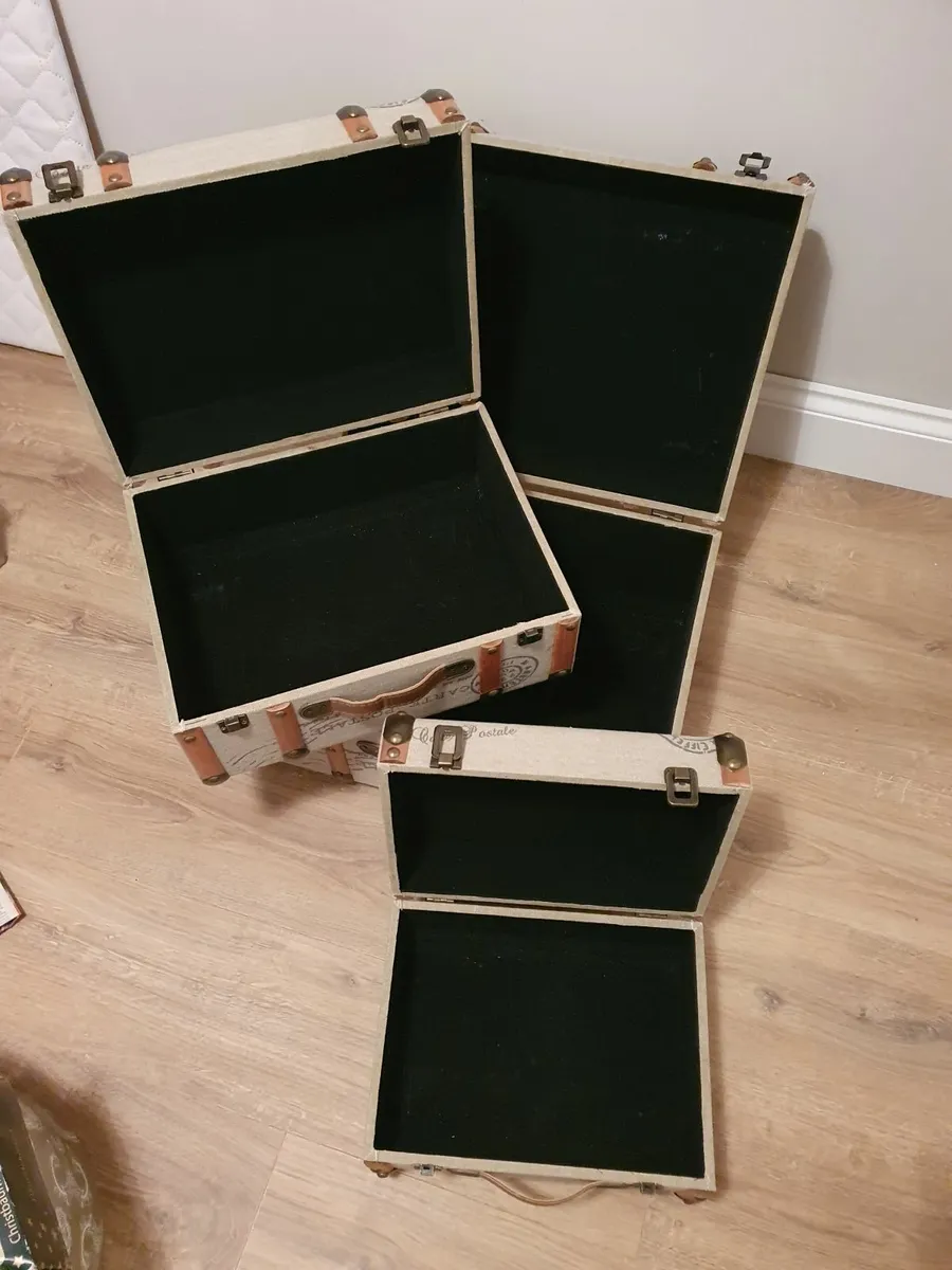 Decorative Storage Suitcases - Image 3