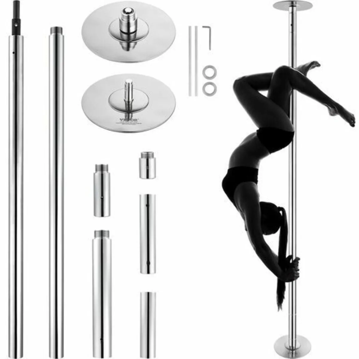 Professional Dancing Pole, Spinning Static Dancing - Image 1
