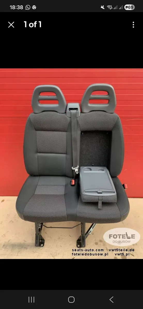 Double Van Seat Peugeot Boxer - Image 2