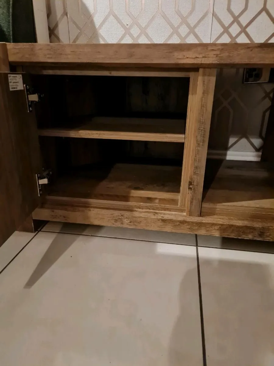 Tv unit wood - Image 2