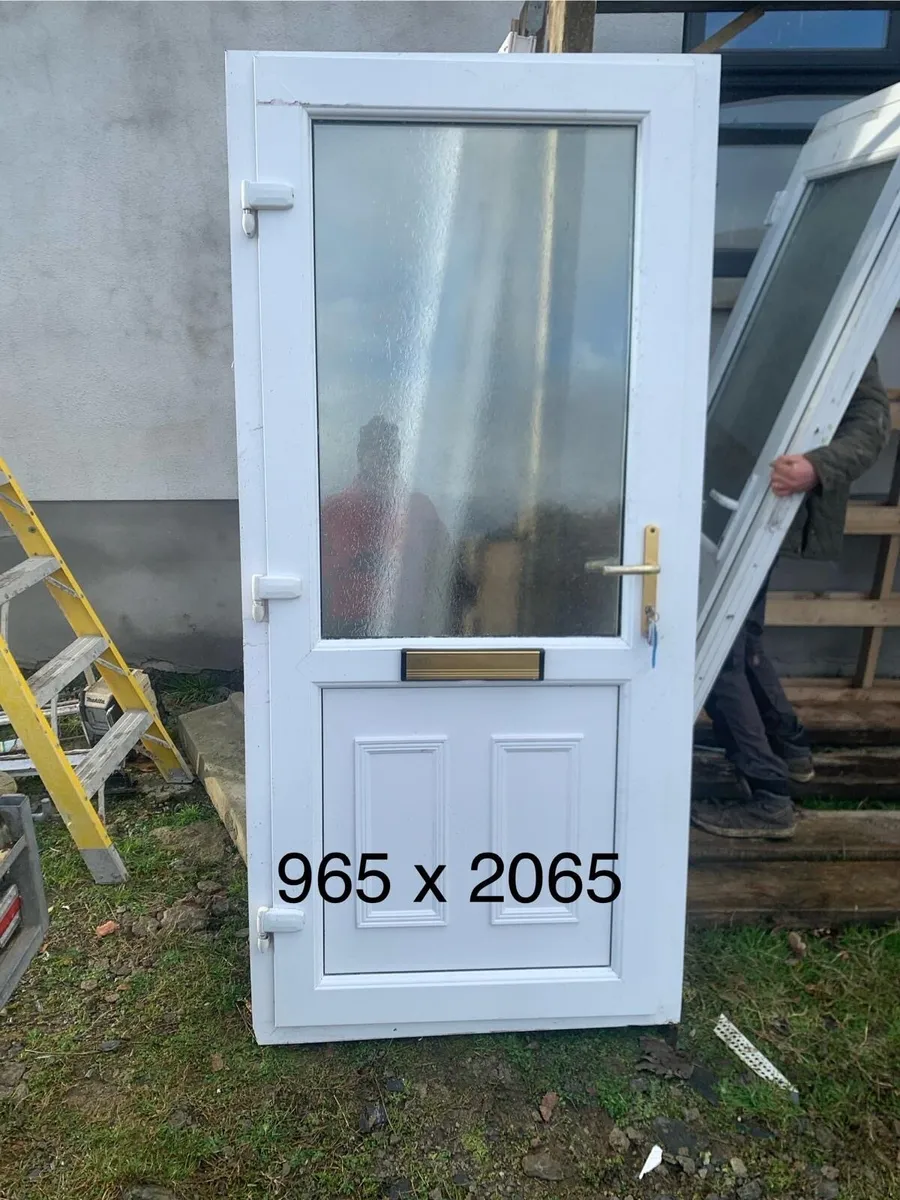 Pvc doors French doors new stock in - Image 1