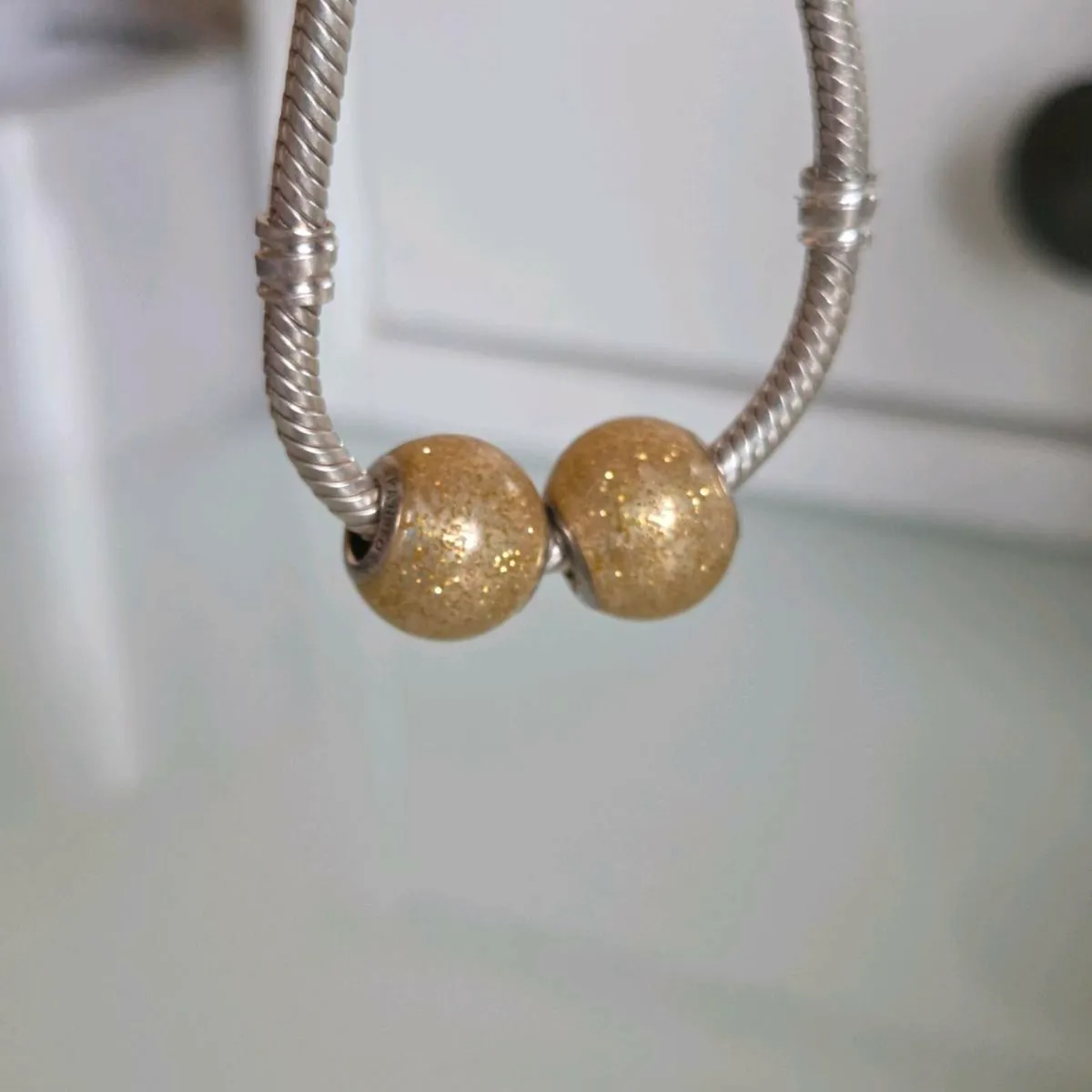 Pandora charms glitter yellow gold - Image 2