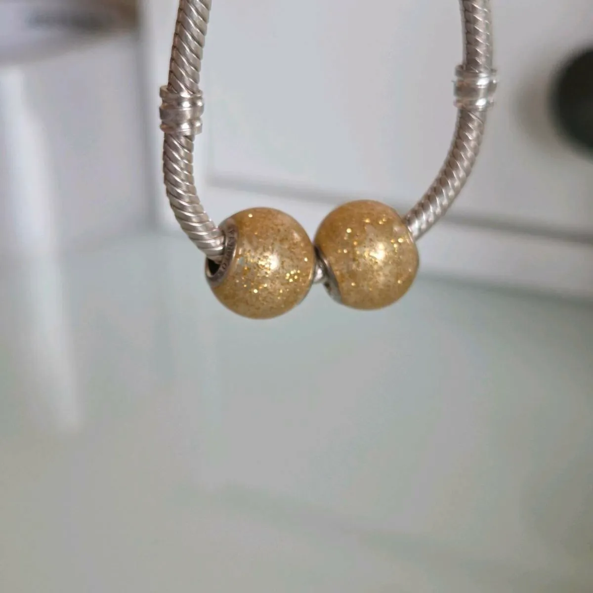 Pandora charms glitter yellow gold - Image 3