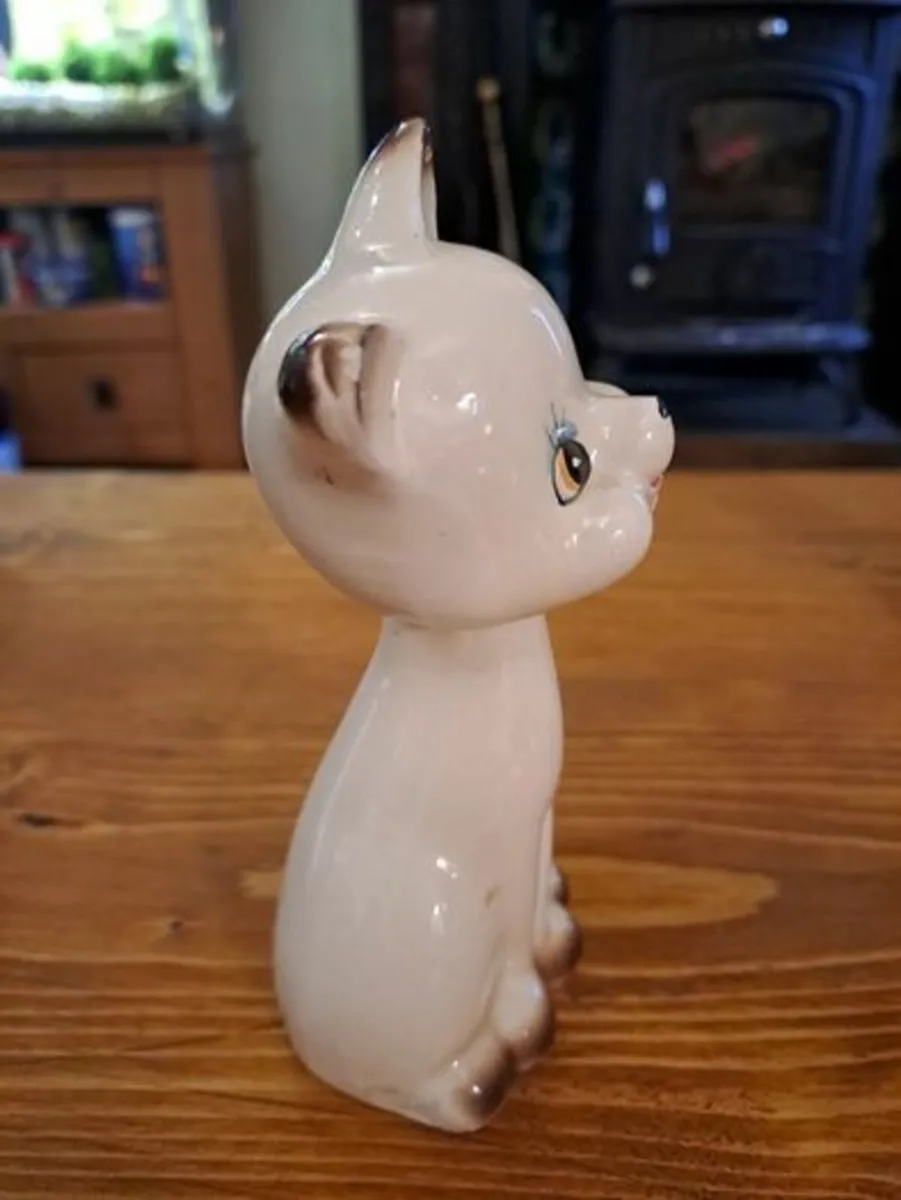Vintage Saxony cat figurine - Image 2