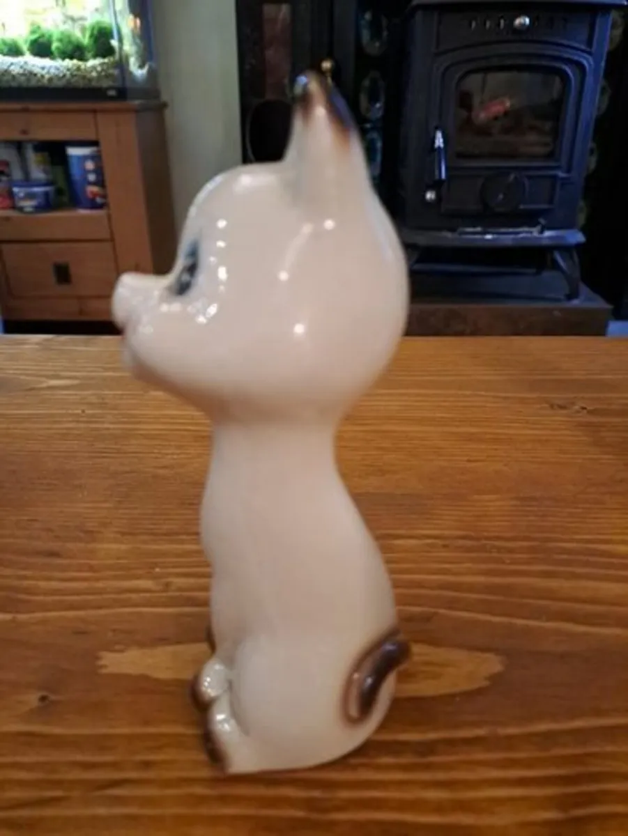 Vintage Saxony cat figurine - Image 4