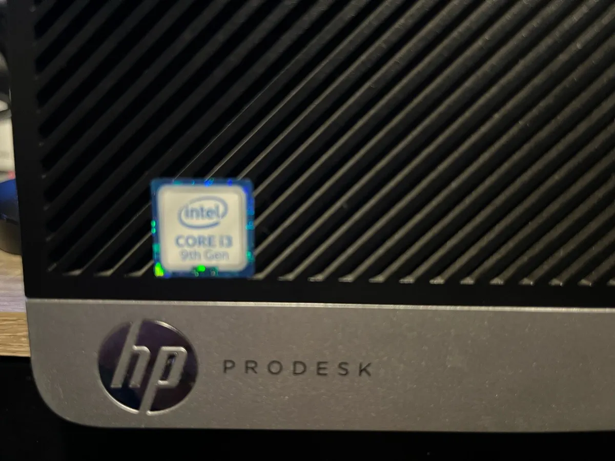 HP Prodesk 400 G6 i3-9100/8gb ram/120GB SSD/Win 11 - Image 1
