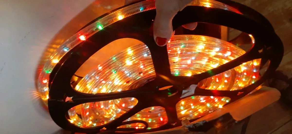 Coloured Rope Light Christmas - Image 1