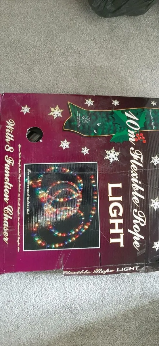 Coloured Rope Light Christmas - Image 2