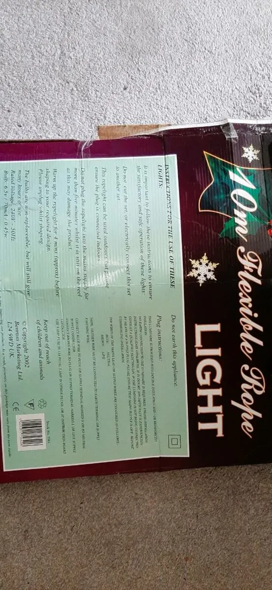 Coloured Rope Light Christmas - Image 4