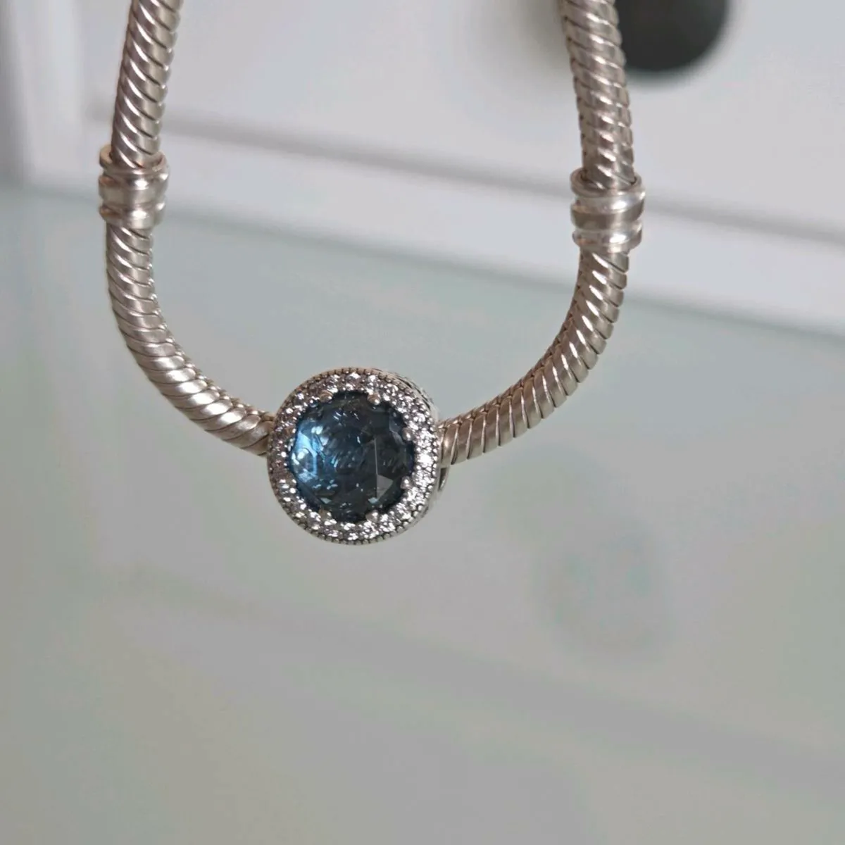 Pandora blue sky radiant hearts charm - Image 2