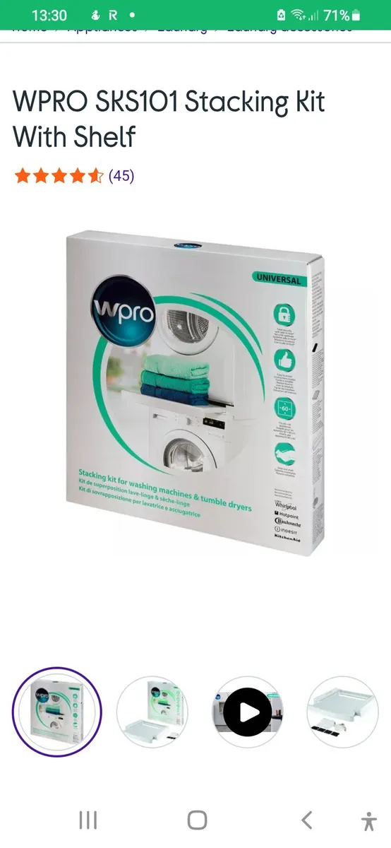 Stacking Kit for Laundry WasherDryer - Image 4