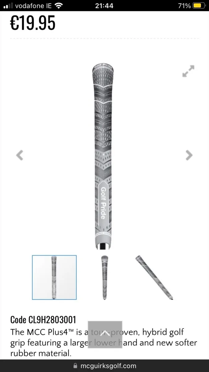 Set (13) Midsize Golf Pride Grips - Image 4