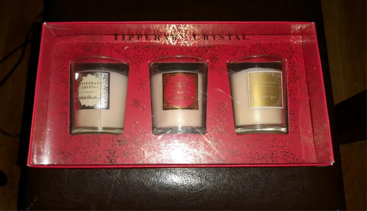 Christmas candles set of 3 - Image 1