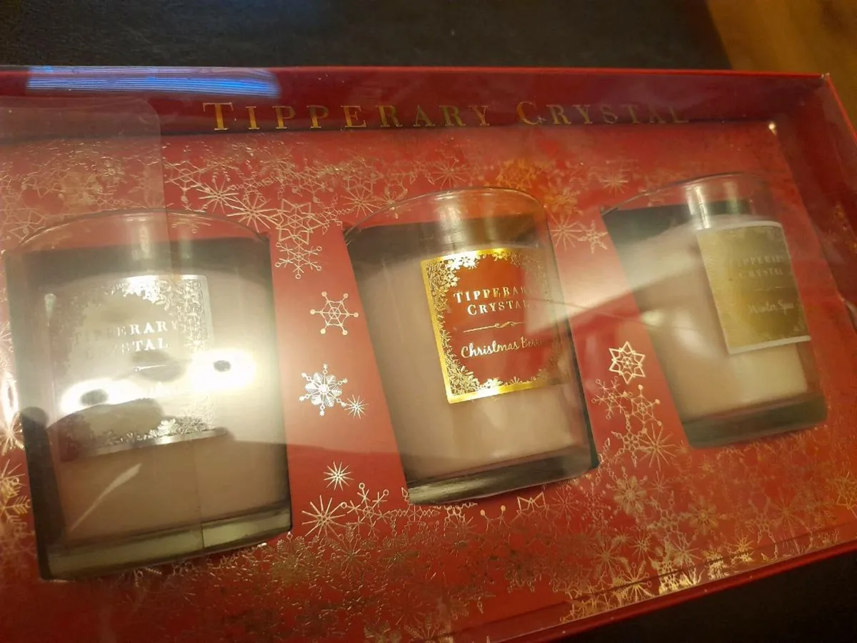 Christmas candles set of 3 - Image 2