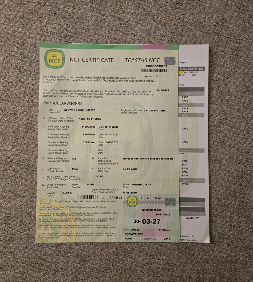 Ford Grand C-Max 2017 Zetec Low Mileage - Image 4