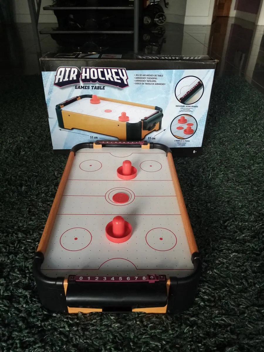 Table top air hockey