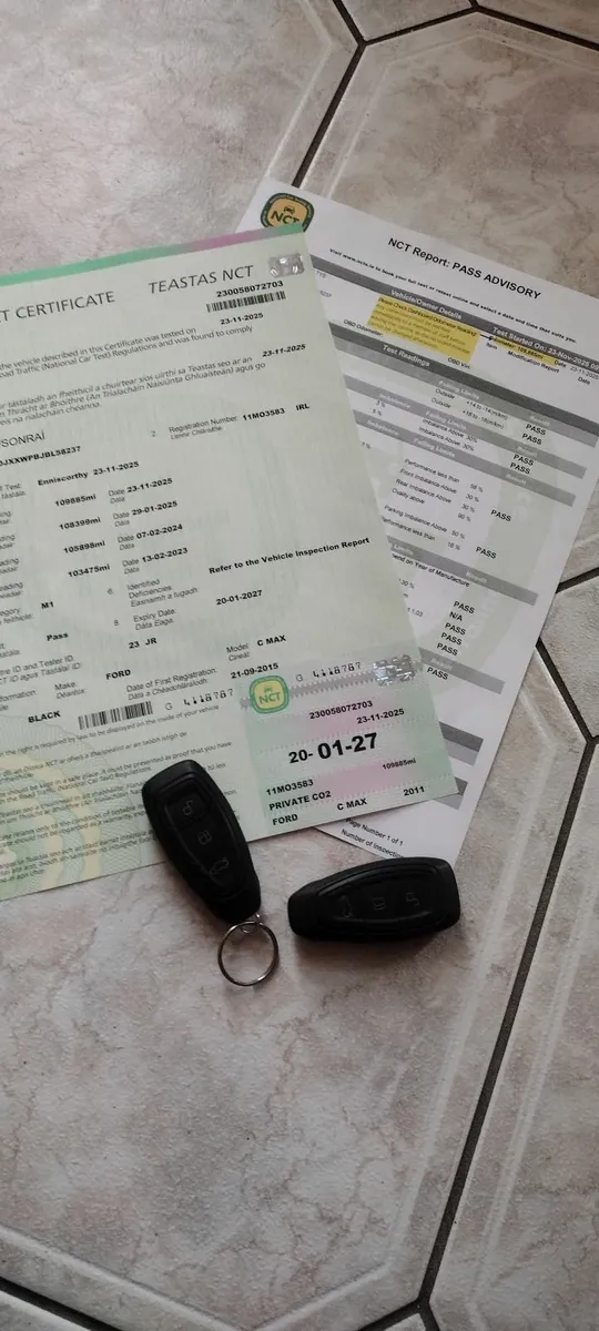 Ford C-Max 2011 Fresh NCT January 2027 - Image 3