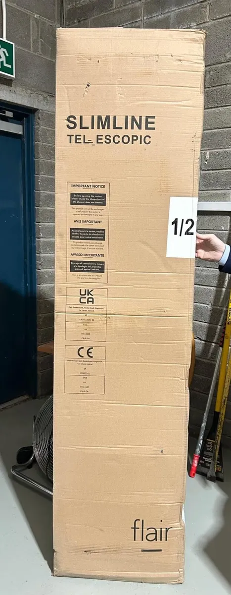 1200 x 900mm Shower Tray & Sliding Door - Image 3