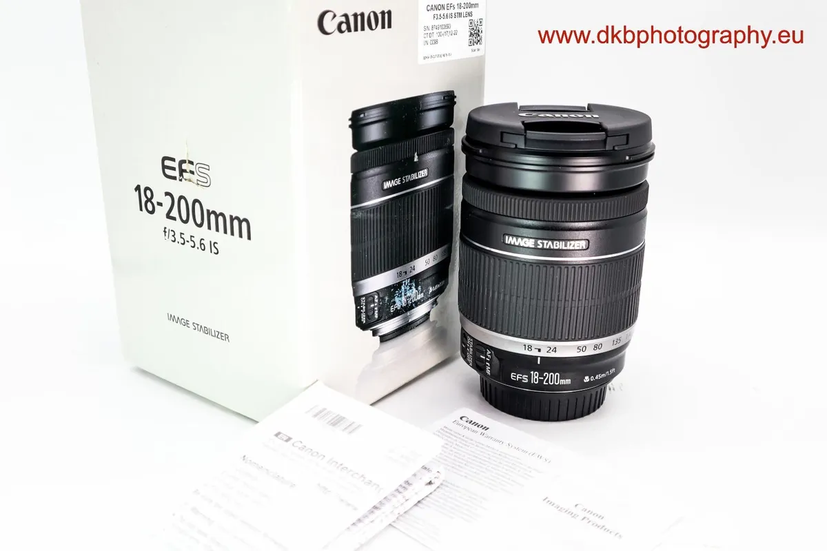CANON EF-S18-200mm F3.5-5.6 IS LENS #098 - Image 2