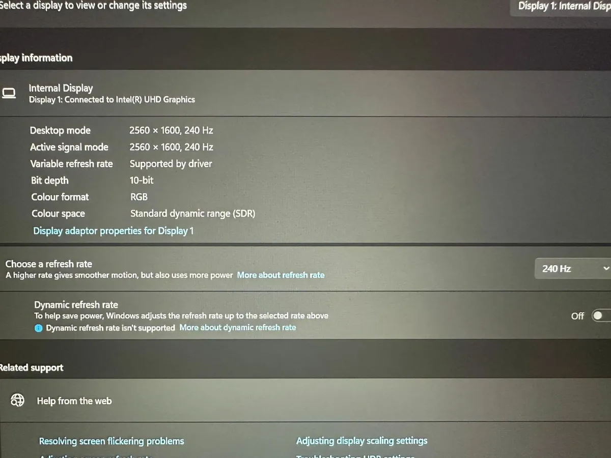 Gaming laptop - MSI Crosshair 16 Inch QHD+ 240 - Image 2