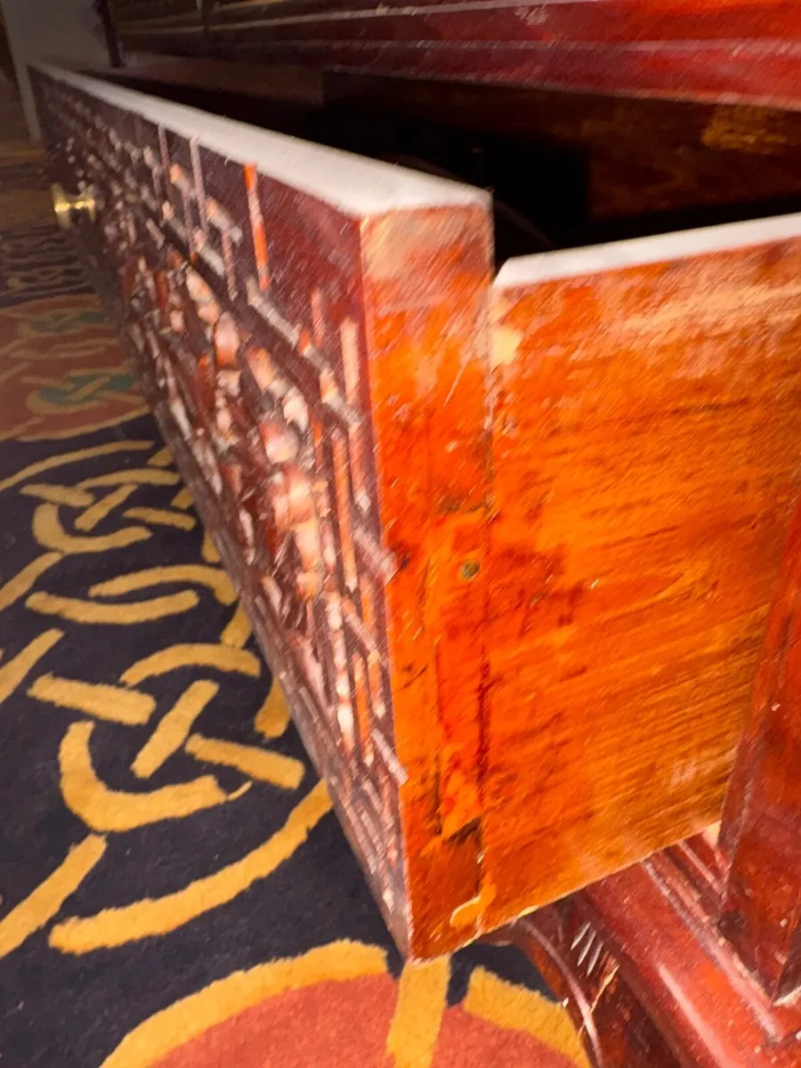 Solid Rosewoid Carved Unit - Image 4