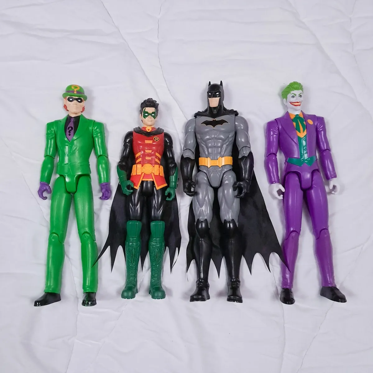 DC Comics Set 4 Action Figures Batman Joker Robin - Image 1