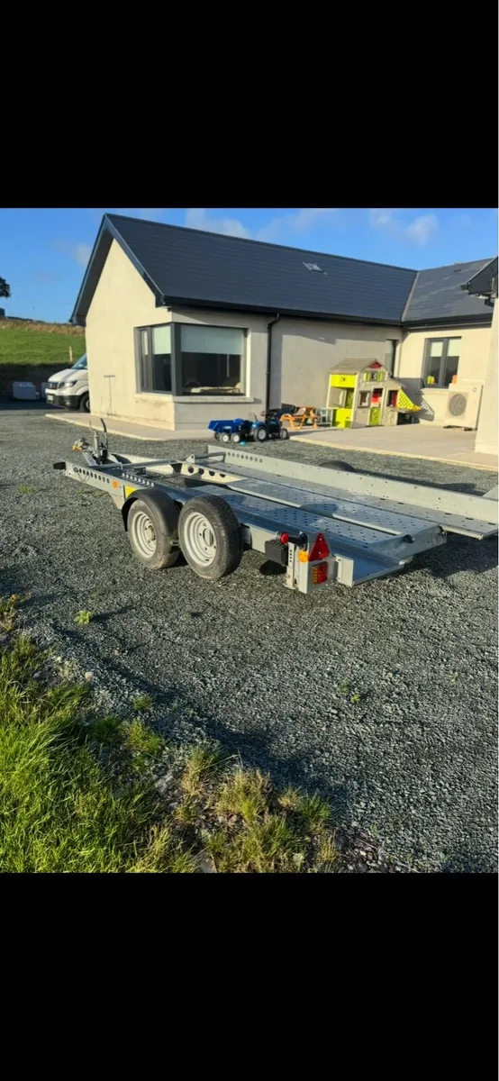 Ifor Williams single axel car transporter - Image 1