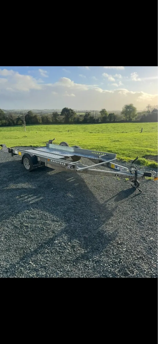 Ifor Williams single axel car transporter - Image 2