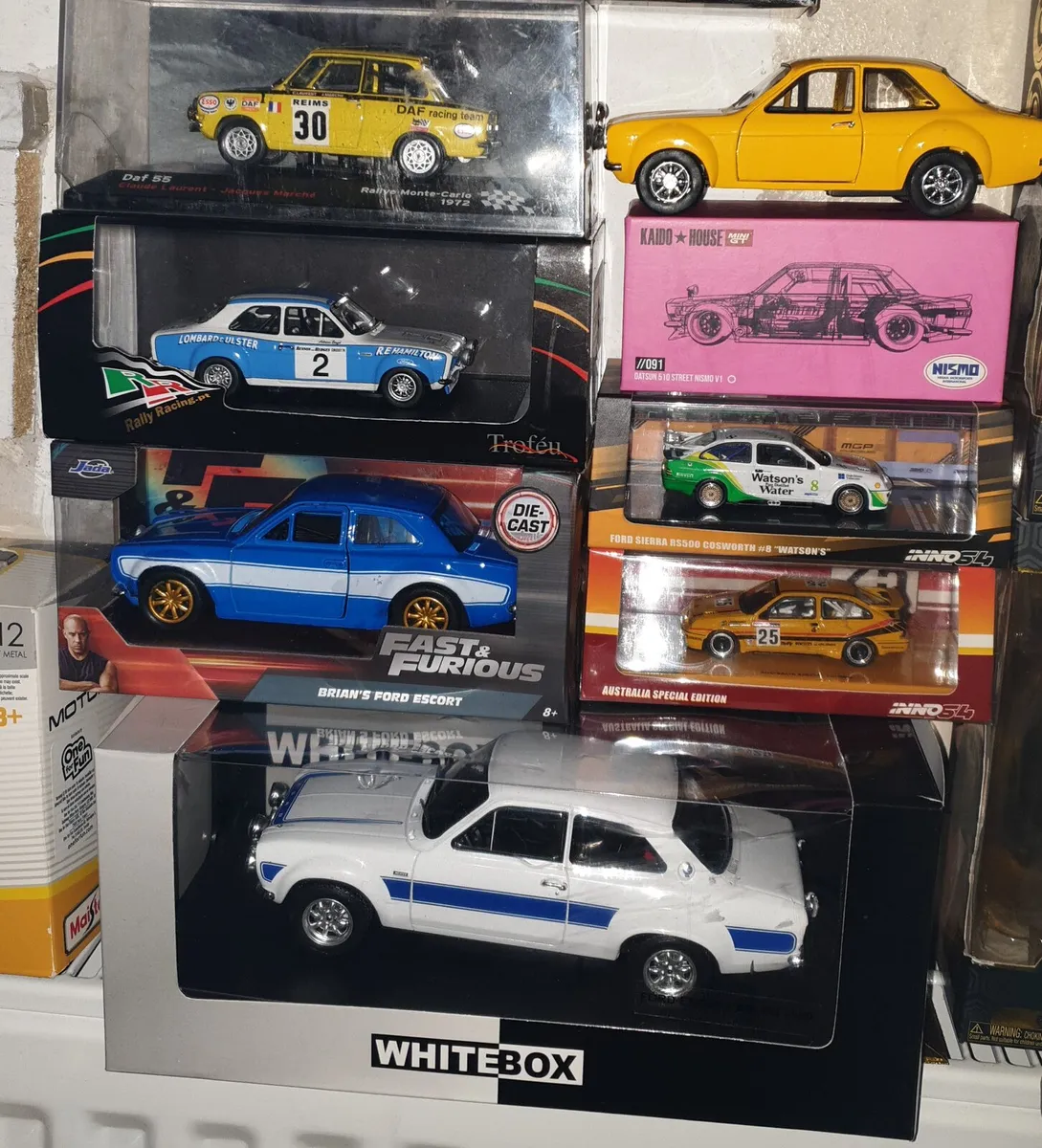 FORD DIE.CAST RALLYS CARS FOR SALE JOB LOT - Image 1
