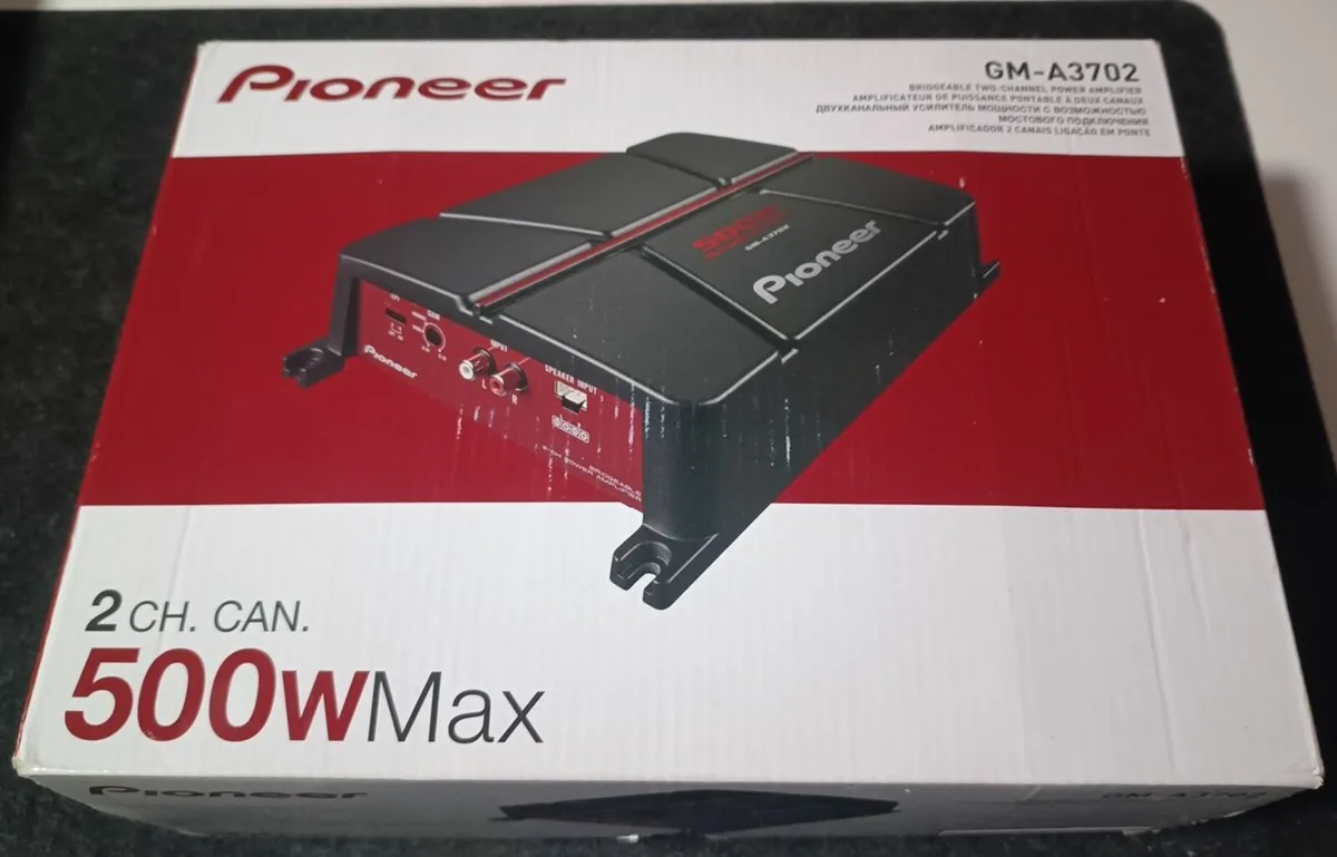 Pioneer Amp + Alpine 4" Speakers - Image 3