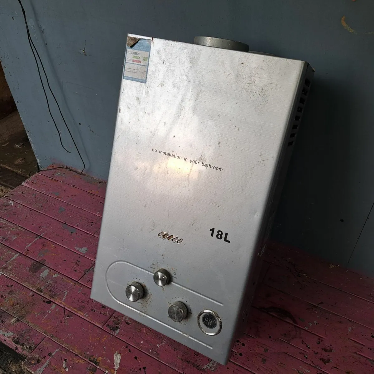 16L Portable Instant Gas Hot Water Heater For Part - Image 1