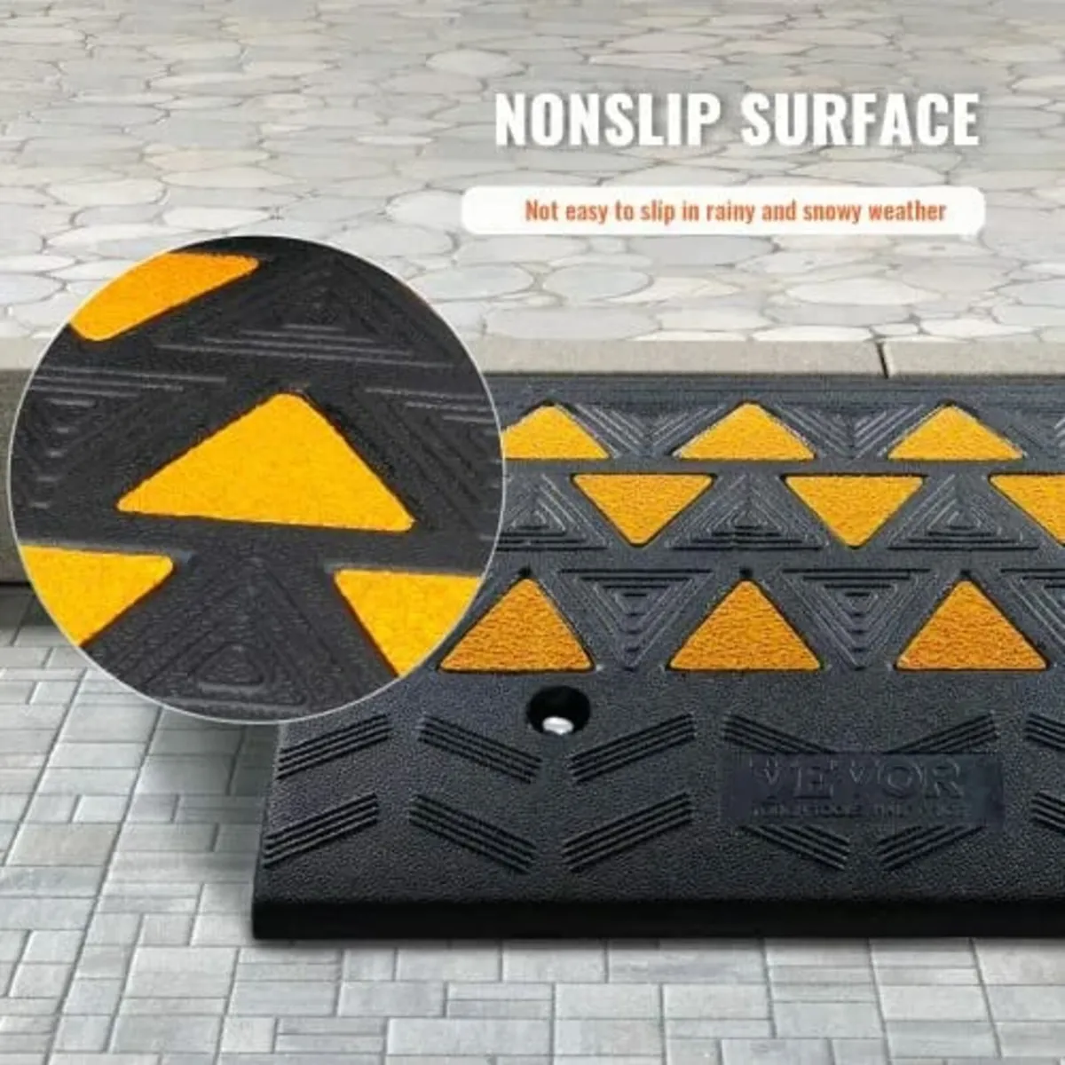 Rubber Curb Ramp 2 Pack, 6" Rise Height Heavy-Duty - Image 3