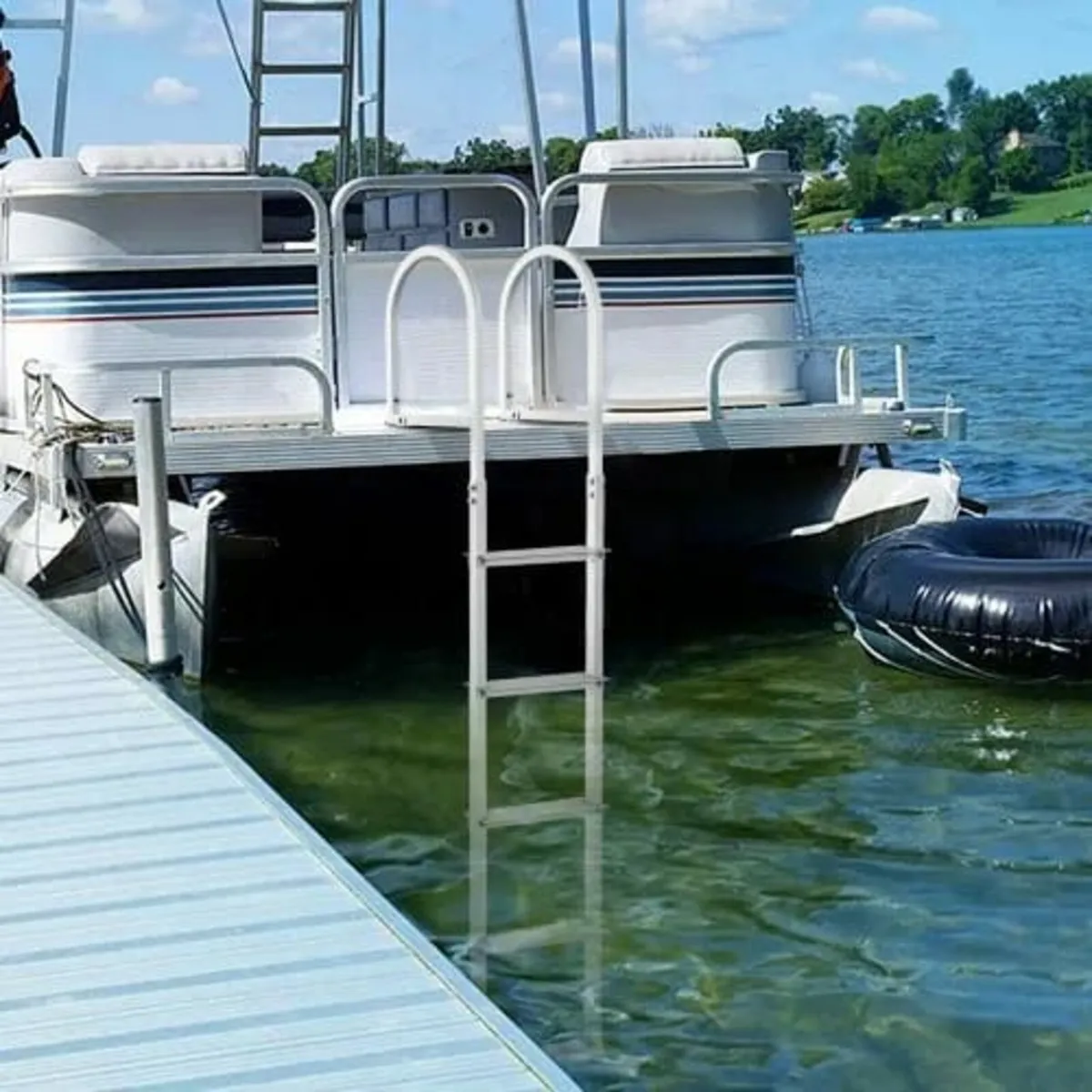 Dock Ladder, Removable 5 Steps, 500 lbs Load Capac - Image 3