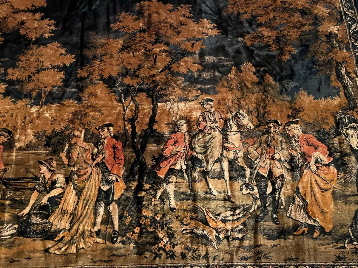 Antique French tapestry - Image 3