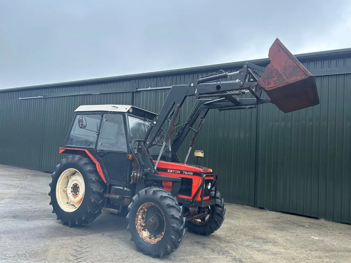 1988 Zetor 7245 with Loader - Image 1