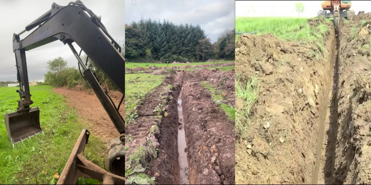 Mini digger and driver for hire - Image 2