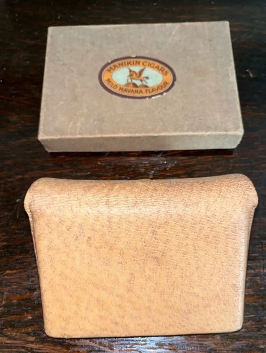 Vintage cigar case in original box - Image 4