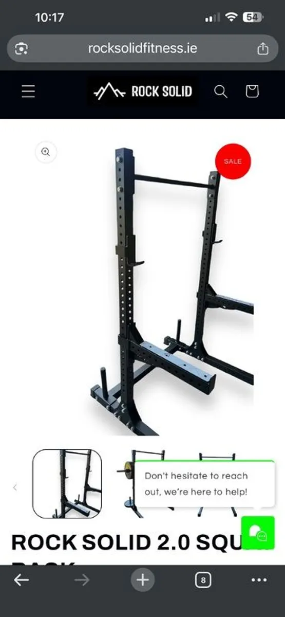 Squat rack with pull up bar - Image 1