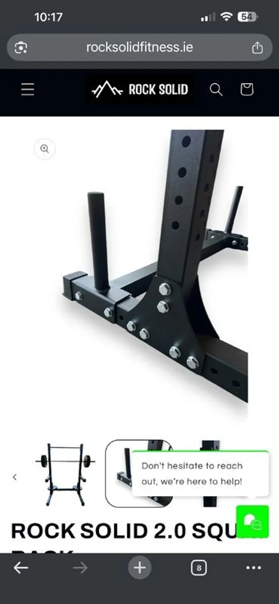 Squat rack with pull up bar - Image 2